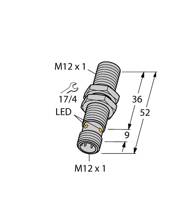 Turck BI2-EM12-AN6X-H1141, BI2-EM12-Y1X-H1141, BI2-M12-AD4X-H1141, BI2-M12-AN6X-H1141, BI2-M12-AN7X-H1141, BI2-M12-AP6X-H1141, BI2-M12-RD4X-H1143, BI2-M12-RN6X-H1143, BI2-M12-RP6X-H1143, BI2-M12-Y1X-H1141, BI3-M12-AD4X-H1141, BI3-M12-RD4X-H1141, BI3-M12-RD4X-H1143, BI3U-EM12-AN6X-H1141, BI3U-EM12-AP6X-H1141