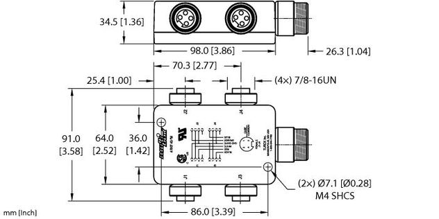Turck 4 RKF 40-RSF6B6