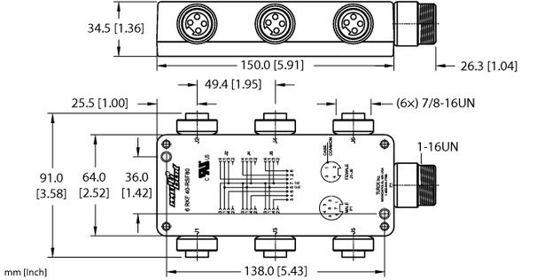 Turck 6 RKF 40-RSF80