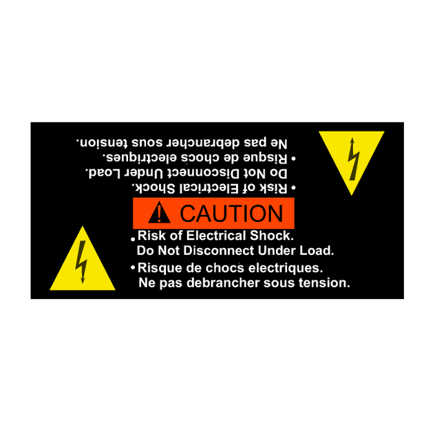 Turck CAUTION LABEL,PWR,7.2-30MM,UL-R (10/BAG)