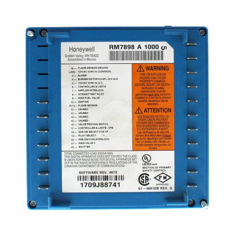 Honeywell Flame Safeguard RM7898A1000, RM7898A2000
