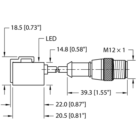 Turck BIM-PSM-AP6X-0.2-RS4T W/O BKT