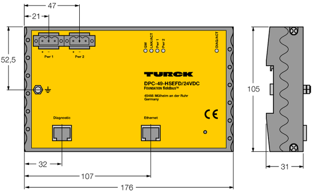 Turck DPC-49-HSEFD/24VDC
