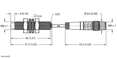 Turck NI3-EG08-AP6X-0.2-PSG3M, NI3-EG08-AP6X-0.3-PSG3M
