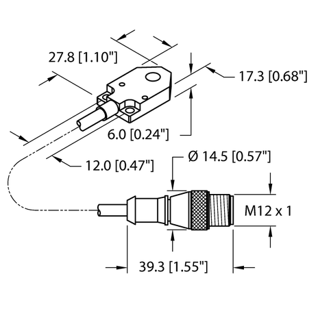 Turck BI3-Q06-AP6X2-0.2-RS4T, BI3-Q06-AP6X2-0.3-RS4T