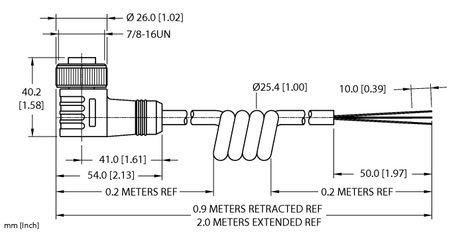 Turck WKM 30-2M/S90-SP