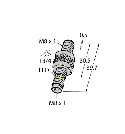 Turck BI2-M08-AN6X-V1131, BI2-M08-AP6X-V1131, BI3-M08-AN6X-V1131, BI3-M08-AP6X-V1131