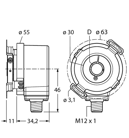 Turck REI-E-114I10E-2B1024-H1181, REI-E-114I10E-2B5000-H1181, REI-E-114I12E-2B1024-H1181, REI-E-114I12E-2B360-H1181, REI-E-114I12E-2B5000-H1181, REI-E-114I8E-2B1024-H1181, REI-E-114I8E-2B2500-H1181, REI-E-114I8E-2B5000-H1181, RI-12H15E-2B1024-H1181, RI-12H15E-2K1024-H1181, RI-12I14E-4B3600-H1181, RI-12I14E-4B4096-H1181