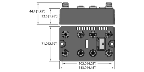 Turck BLCDN-4M12WMT-4AI-VI, BLCDN-4M12WMT-4AI-VI/CS30028, BLCDN-4M12WMT-4AI4AO-VI, BLCDN-4M12WMT-4AI4AO-VI/CS30028