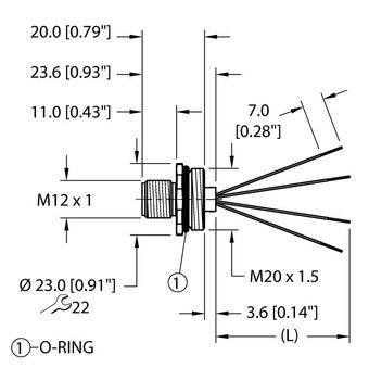Turck FS46PS-0.5/M20, FS46PS-2/M20, FS46PT-0.5/M20
