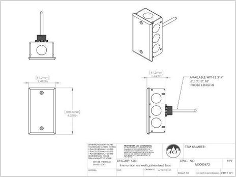 ACI A/1K-NI-INW-6"-GD