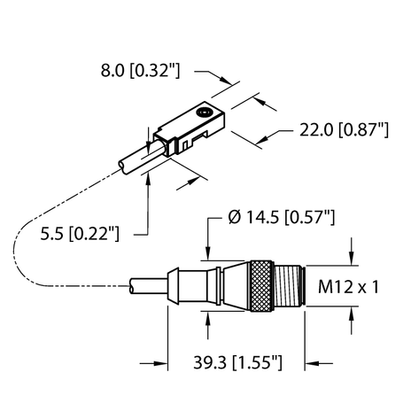 Turck BI2-Q5.5K-AP6X-0.2-RS4T