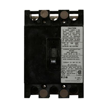 Eaton CC3100X, CC3125X, CC3150X, CC3175X, CC3200X, CC3225X