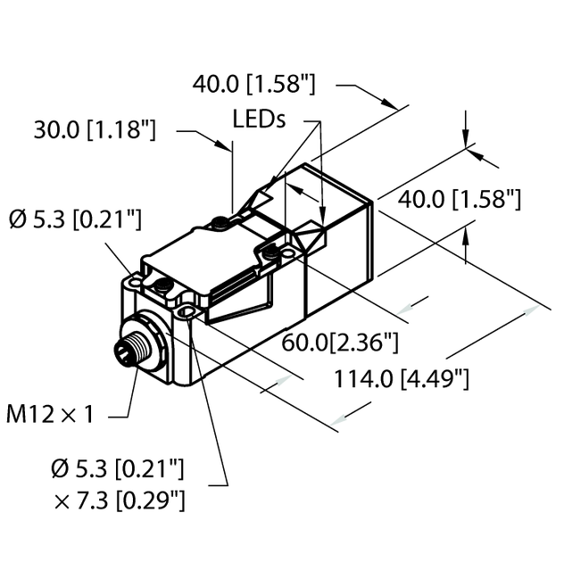 Turck BI15-CP40-AD4X-H1141, BI15-CP40-LIU-H1141, BI15-CP40-VP4X2-H1141, BI15-CP40-Y1X-H1141, BI15U-CP40-AP6X2-H1141, BI15U-CP40-VP4X2-H1141, BI20-CP40-VP4X2-H1141, BI20U-CP40-AP6X2-H1141, BI30U-CP40-AP6X2-H1141, NI20-CP40-AD4X-H1141, NI20-CP40-VP4X2-H1141, NI20-CP40-Y1X-H1141, NI35-CP40-VP4X2-H1141, NI40U-CP40-AN6X2-H1141, NI40U-CP40-AP6X2-H1141