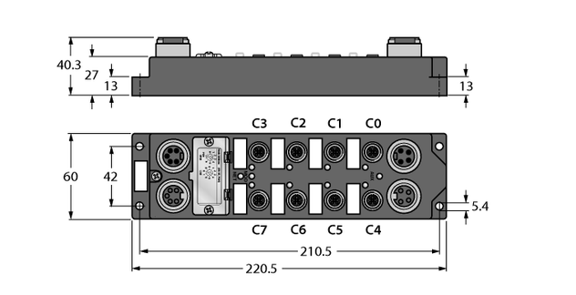 Turck FDNP-S0008G-TT, FDNP-S0008H-TT