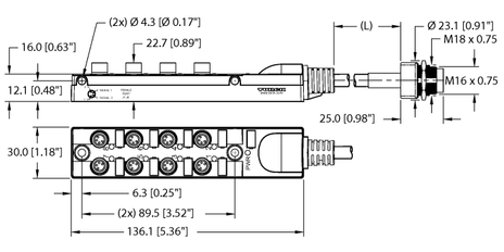 Turck TB-8M8M-4-0.3-BSFD19-942