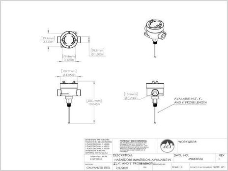 ACI A/TT1K-I-2.5"-4-EXPL