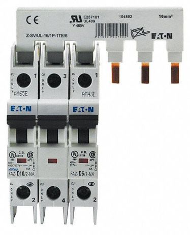 Eaton Z-SV/UL-16/1P-1TE/6, Z-SV/UL-16/2P-2TE/6, Z-SV/UL-16/3P-3TE/6