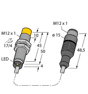 Turck NI4-M12-AN6X-0.2-RS4T, NI4-M12-VP6X-0.2-RS4.4T, NI8-M12-AP6X-0.2-RS4T, NI8U-EM12-AP6X-0.2-RSV4T, NI8U-M12-AP6X-0.2-RS4T, NI8U-M12-AP6X-1-RS4T