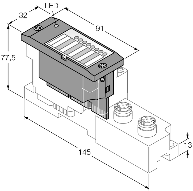 Turck BL67-2RFID-A, BL67-2RFID-S