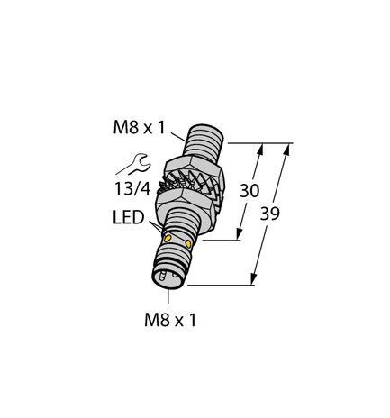 Turck BI3U-EM08-AN6X-V1131, BI3U-EM08-AP6X-V1131, BI3U-EMT08-AP6X-V1131, BI3U-EMT08-AP6X-V1131/S1589, TURCK