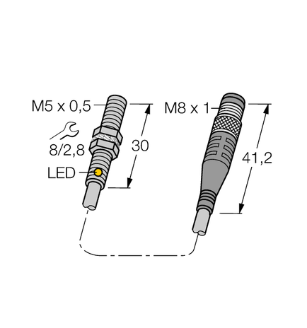 Turck BI1-EG05-AN6X-0.2-PSG3M, BI1-EG05-AN6X-0.2-PSG4M, BI1-EG05-AP6X-0.2-PSG3F, BI1-EG05-AP6X-0.2-PSG3M