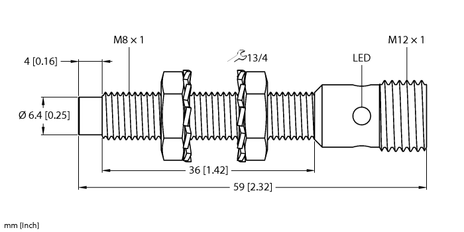 Turck NI3-EG08-AN6X-H1341, NI3-EG08-AP6X-H1341, NI3-EG08-AP6X-H1341/S1589
