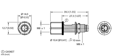Turck MFSV MFKV 3/M8