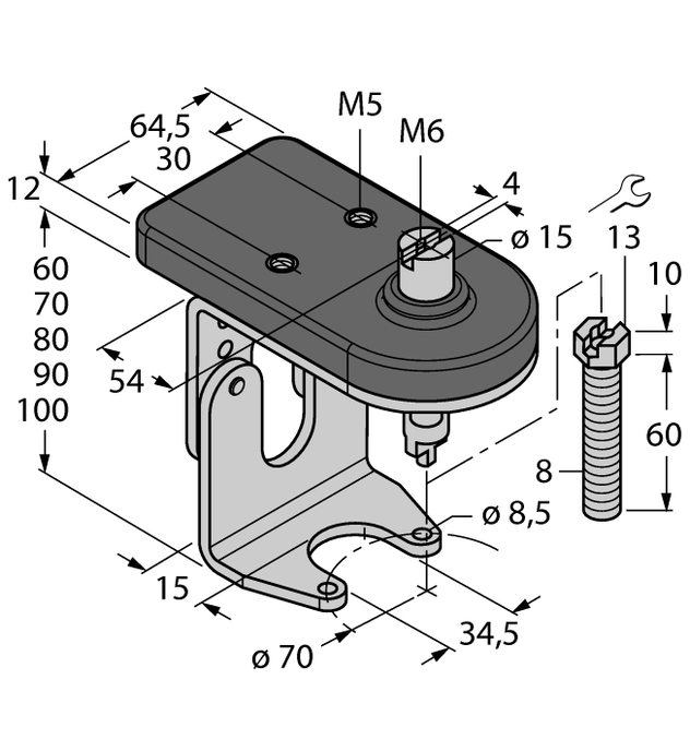 Turck BTS-DSU35-ZF07-M8