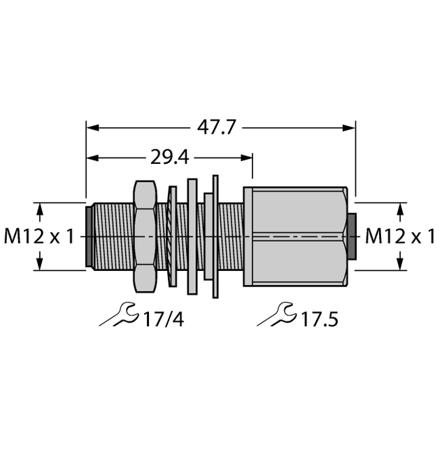 Turck FK FS 4.5/M12, FK FS 8/M12