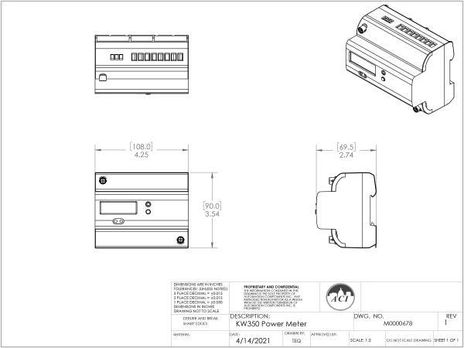 ACI KW350-P1-D-S-RC, KW350-P1-D-S-SC