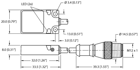 Turck BI5-Q08-AD4X-0.2-RS4.23T/S34, BI5-Q08-AD4X-0.2-RS4.2T/S34, BI5-Q08-AP6X2-0.2-RS4T, BI5-Q08-AP6X2-0.2-RS4T/S34, BI5-Q08-AP6X2/S34-0.25-RS4, BI5-Q08-VN6X2-0.2-RS4.4T, BI5-Q08-VP6X2-0.2-RS4.4, BI5-Q08-Y1X-0.2-RS4.21T, BI5U-Q08-AN6X2-0.2-RS4T, BI5U-Q08-AN6X2-0.3-RS4T, BI5U-Q08-AP6X2-0.2-RS4T, BI5U-Q08-AP6X2-0.2-RS4T/S1589, BI5U-Q08-AP6X2-0.2-RSV4T, BI5U-Q08-AP6X2-0.3-RS4T, BI5U-Q08-AP6X2-0.5-RS4T