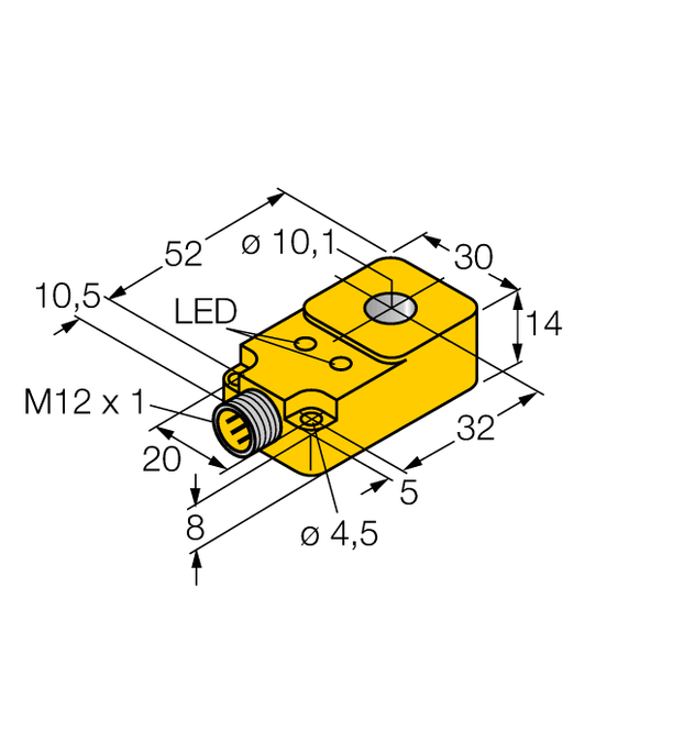 Turck BI10R-Q14-AN6X2-H1141, BI10R-Q14-AP6X2-H1141