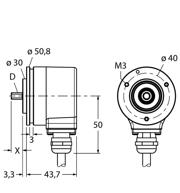 Turck RI-10TA1Z2-4A2048-C1M