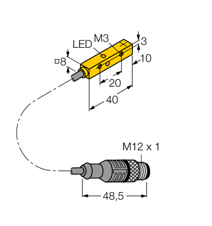 Turck NI4U-Q8SE-AP6X-0.3-RS4T