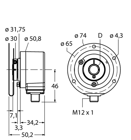 Turck RI-12HA4E1-2B100-H1181