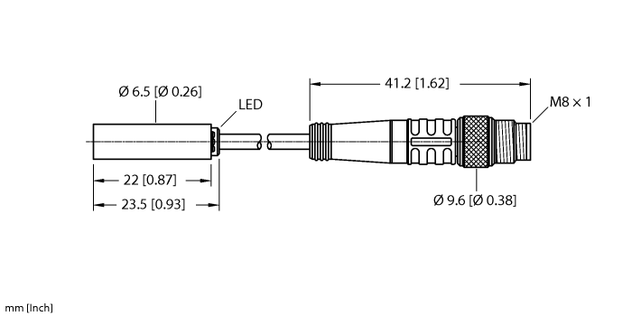 Turck BI2-EH6.5K-AN6X-0.2-PSG3M, BI2-EH6.5K-AP6X-0.2-PSG3M