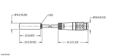Turck BI2-EH6.5K-AP6X-0.2-PSG3