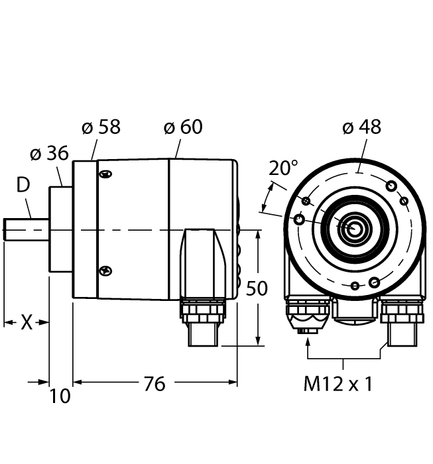 Turck RM-29S10C-9C28B-R3M12
