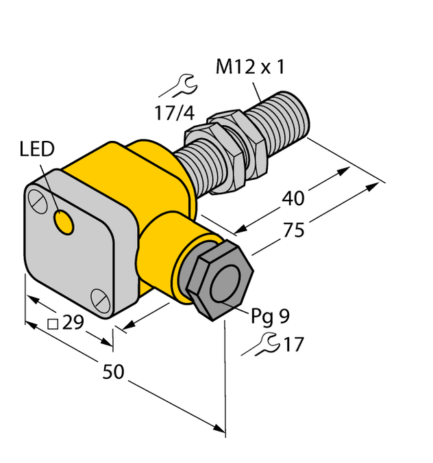 Turck BI2-EG12SK-AD4X, BI2-G12SK-AN6X2, BI2-G12SK-AP6X2, BI2-G12SK-Y1X/40L, BI3U-EG12SK-AP6X, BIM-G12SK-AP4X/S235