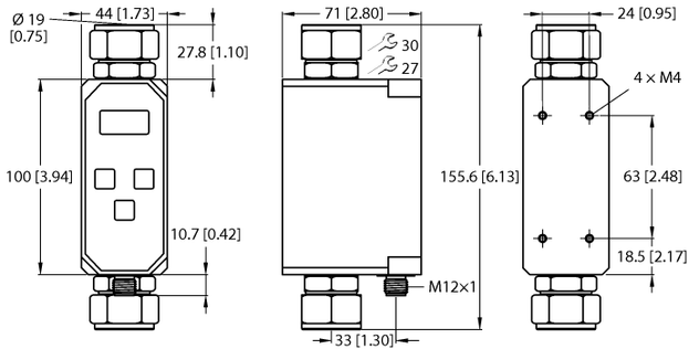 Turck FTCI-N3/4D19A4P-2ARX-H1160