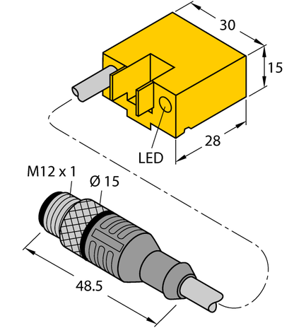 Turck BIM-AKT-AD4X-0.2-RSV4.2T W/KLA1, BIM-AKT-AP6X-0.2-RS4T/S235 W/KLA1