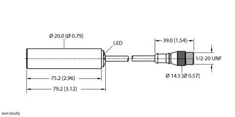 Turck NI10-K20-AZ3X-0.2-SB3T