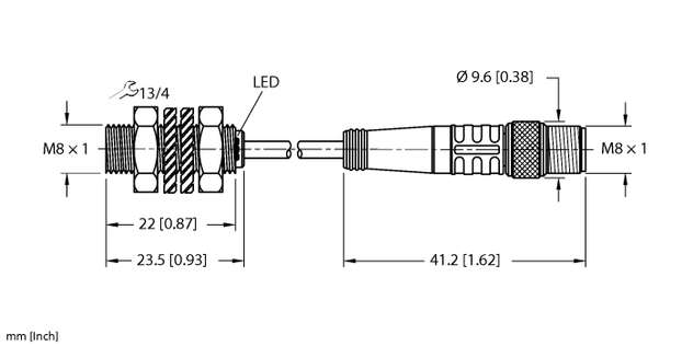 Turck BI1.5-EG08K-AP6X-0.2-PSG3M, BI2-EG08K-AN6X-0.2-PSG3M, BI2-EG08K-AP6X-0.2-PSG3M, BI2-EG08K-AP6X-0.3-PSG3M, BI2-EG08K-AP6X-0.5-PSG3M/S1589, BI2-EG08K-RP6X-0.3-PSG3M