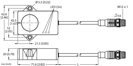 Turck CMVT-QR20-IOLX3-0.3-RS4