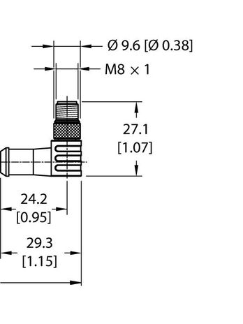Turck PKWS 3M-1-PSWS 3M/S90, PKWS 3M-2-PSWS 3M/S90, PKWS 4M-1-PSWS 4M/S90, PKWS 4M-2-PSWS 4M/S90