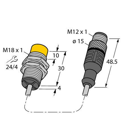 Turck NI10-G18K-AN6X-0.2-RS4T, NI10-G18K-RP6X-0.2-RS4T, TURCK