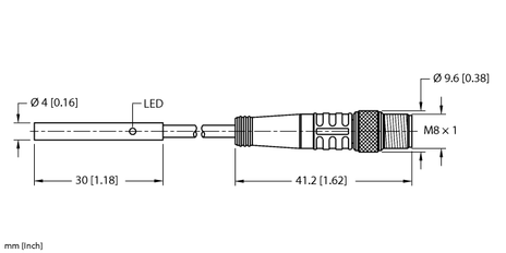 Turck BI1-EH04-AN6X-0.2-PSG3M, BI1-EH04-AP6X-0.2-PSG3M, BI1-EH04-AP6X-0.3-PSG3M, BI1-EH04-AP6X-0.5-PSG3M, BI1-EH04-RP6X-0.2-PSG3M