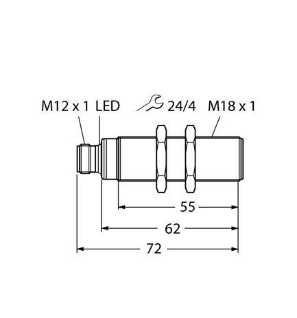 Turck RU50U-S18-LI8X-H1141, RU50U-S18-LU8X-H1141
