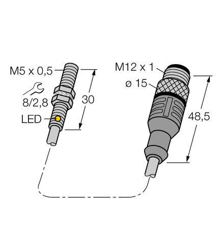 Turck BI1-EG05-AN6X-0.2-RS4T, BI1-EG05-AP6X-0.2-RS4T, BI1-EG05-Y1-0.2-RS4.21T